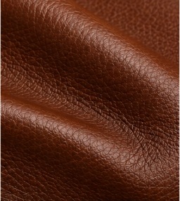 Leather material swatch showing natural grain surface