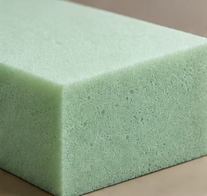 Sample block of 40 density firm polyurethane foam